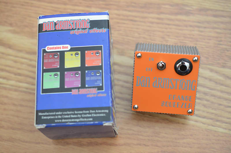 Dan Armstrong Orange Squeezer Compressor Guitar Effects