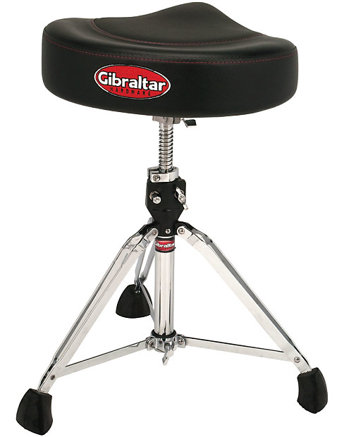 Gibraltar 9608-2T 9600 Series 2-Tone Saddle Drum Throne image 1