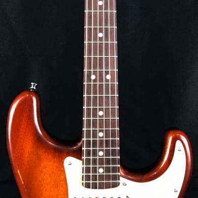 Custom/Hybrid Stratocaster, Relic, Floyd Rose, Mahogany Body/Birdseye Maple Neck, Honeyburst image 5