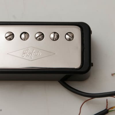 Hofner 514/N4N Humbucker Pickup with Hofner H512 pickup ring image 7