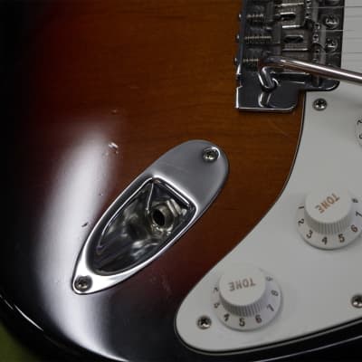 2011 Fender American Special Stratocaster Sunburst Electric Guitar image 6