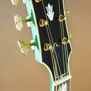 2016 Gibson SJ-200 Custom Sea Green Acoustic Guitar J-200 image 5