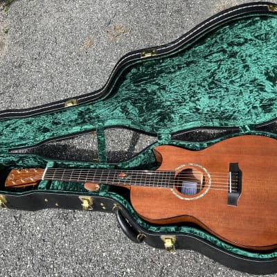 2001 Alan Dunwell Custom 000 12 Fret Cutaway Acoustic/Electric Guitar W/HSC Natural for sale