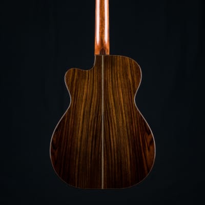 Huss and Dalton OM-C Thermo-Cured Adirondack Spruce and Indian Rosewood NEW image 3