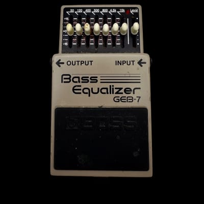 Boss GEB-7 7-band Bass EQ Pedal | Sweetwater