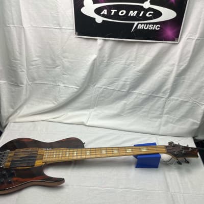 DMark D'Mark Custom Built Omega 5 5-string Singlecut Bass with Gig Bag image 1