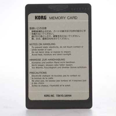 Korg MSC-9S / MSC-09 Organ PCM Data Cards for Korg M1 #44172