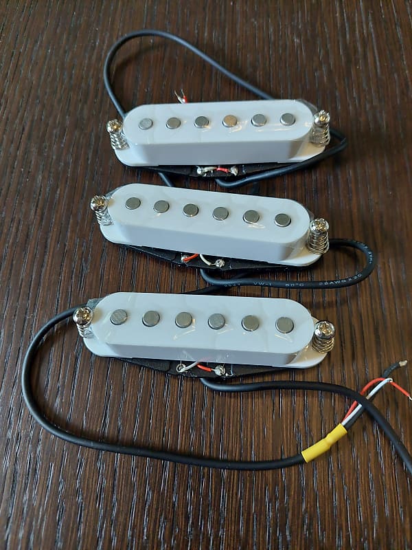 Duncan Designed SC 101 Stratocaster Single Coil pickups set fits fender  White