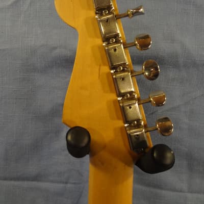 Fender MIJ Stratocaster 1989 Black original left hand model image 9