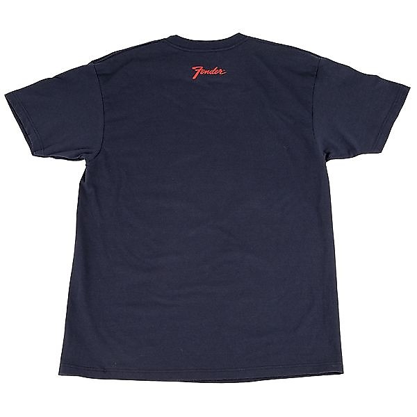 Fender Guitars and Amps Logo T-Shirt, Navy, XXL 2016 image 2