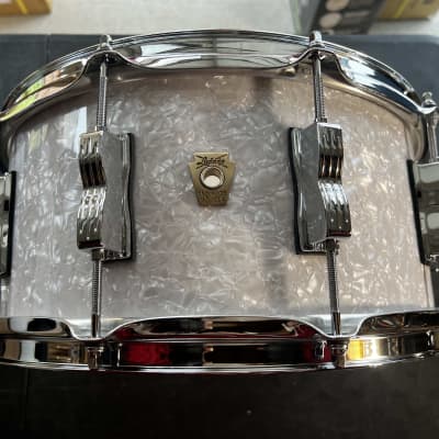 Ludwig 6.5" x 14" Classic Maple Snare Drum - White Marine Pearl image 1
