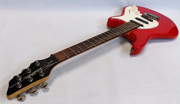 WashBurn BT 3 Maverick Series Electric Guitar 6 String Red White