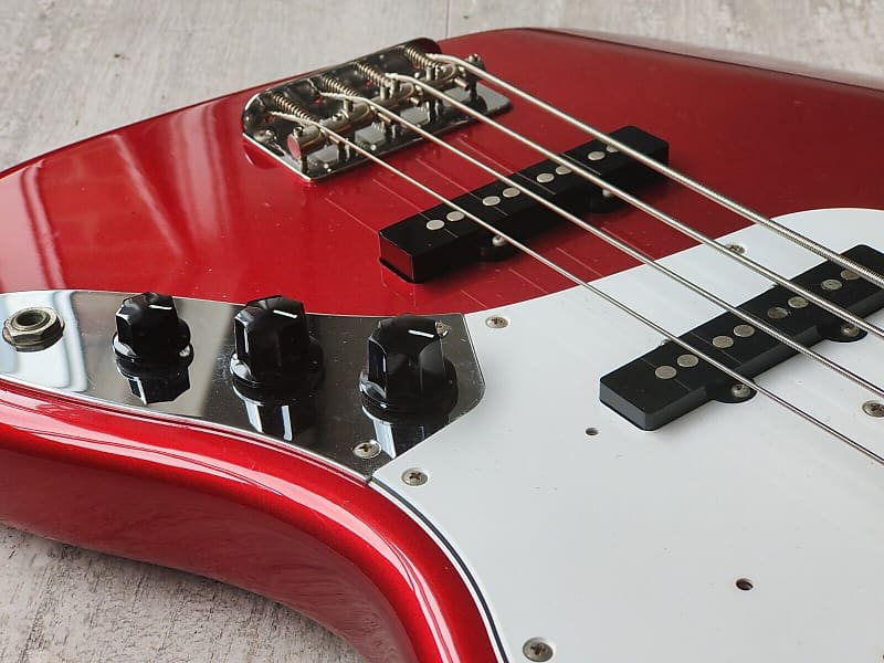 2011 Fender Japan Jazz Bass Standard (Candy Apple Red) | Reverb