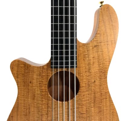 Carvin AC50L Lined Fretless  Left handed Bass Wood image 5