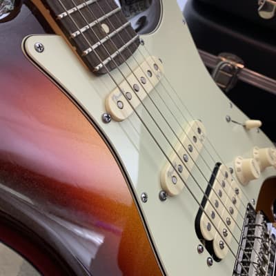 2014 Fender Stratocaster Deluxe Plus HSS  Metallic Sunburst image 6