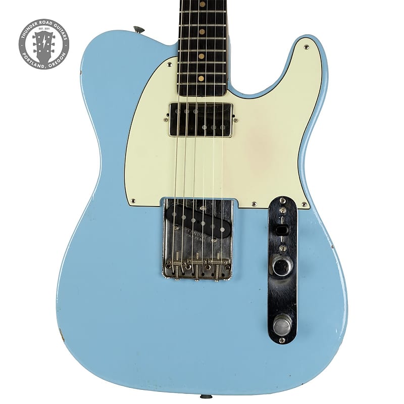 1963 Fender Esquire Blue Refin | Reverb