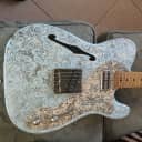James Trussart  No. 1 Deluxe SteelCaster 2009 Powder Blue Paisley