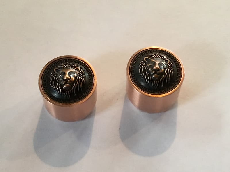 Three Lion brushed copper guitar knobs. Reverb