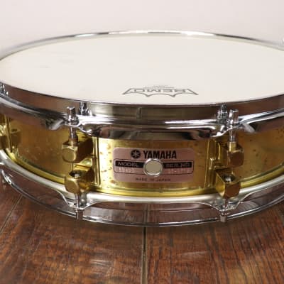 Yamaha 3.5x14 Seamless Brass Piccolo Snare 1980's | Reverb