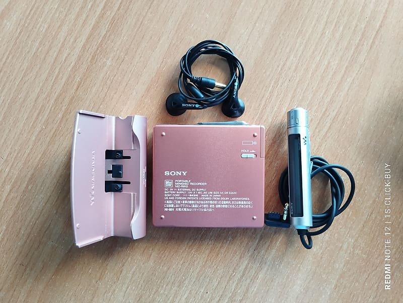 Sony Walkman recorder Portable mini disc Player MZ R910 pink