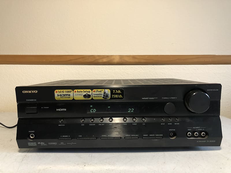 Onkyo TXSR505 Receiver HiFi Stereo Vintage HDMI 7.1 Channel Reverb