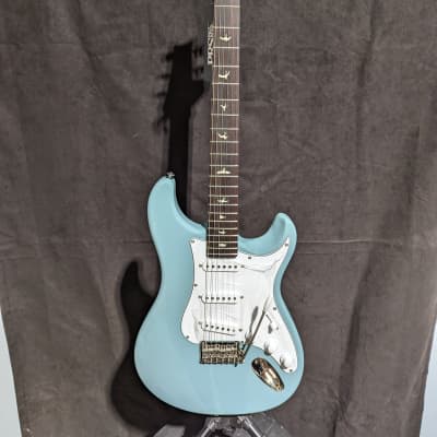 PRS SE Silver Sky Electric Guitar with Gig Bag, Stone Blue, Free