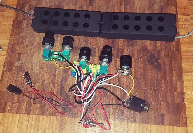 Sire-marcus miller MARCUS HERITAGE-3 Preamp/MARCUS BLUE HUMBUCKER SET 2018 image 1