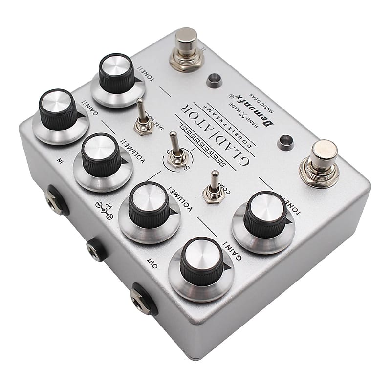 Demon FX GLADIATOR DOUBLE PRE-AMP Guitar Effect Pedal | Reverb