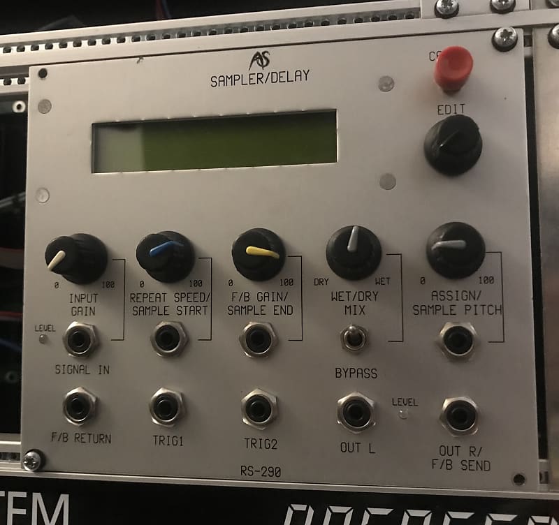 Analogue Systems RS-290 Delay/Sampler  Eurorack Modular 2000s - Silver image 1