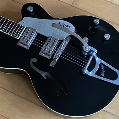 2009 Gretsch G5120 Electromatic Hollow Body with Bigsby - Black - Made in Korea (MIK) - Free Pro Setup image 2