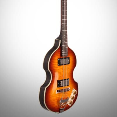 Epiphone Viola Electric Bass, Vintage Sunburst image 4