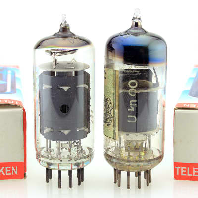 2 pcs. 1950's TELEFUNKEN EF804S VACUUM TUBES - TEST EXCELLENT | Reverb