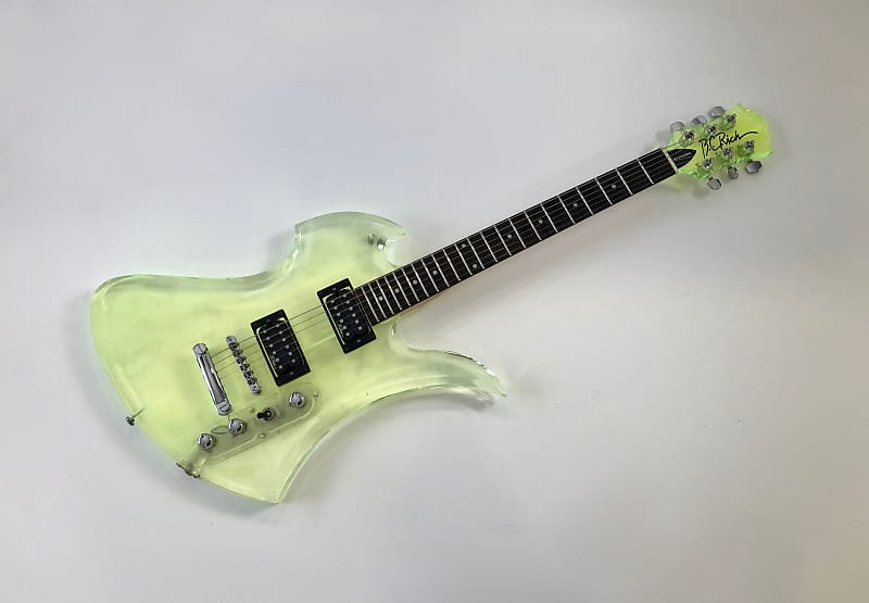 Bc rich mockingbird store acrylic green