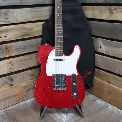 Used (2021) Squier Limited Edition Bullet Telecaster in Red Sparkle Finish with Gigbag image 10