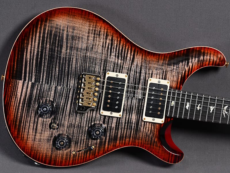 PRS Paul Reed Smith Custom 24 Piezo 10Top Charcoal Cherry Burst | Reverb  The Netherlands