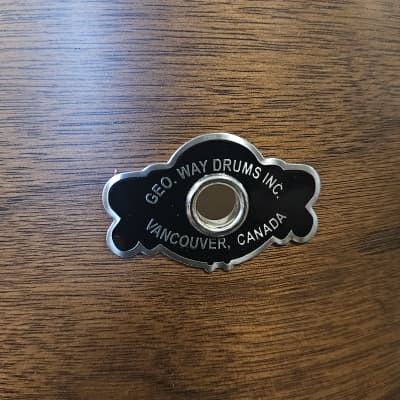 George Way 2014 Tuxedo Walnut drum set image 3