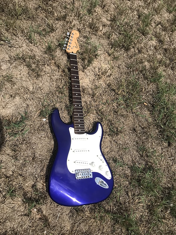 Squier Affinity Series Stratocaster purple by Fender Strat | Reverb