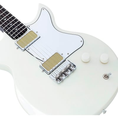 Harmony Rebel Electric Guitar Pearl White image 5