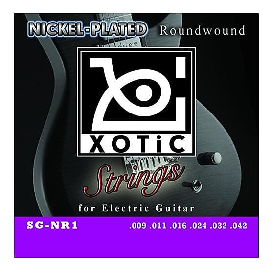 Xotic Stainless Nickel Plated Electric Guitar Strings - 9-42 image 1