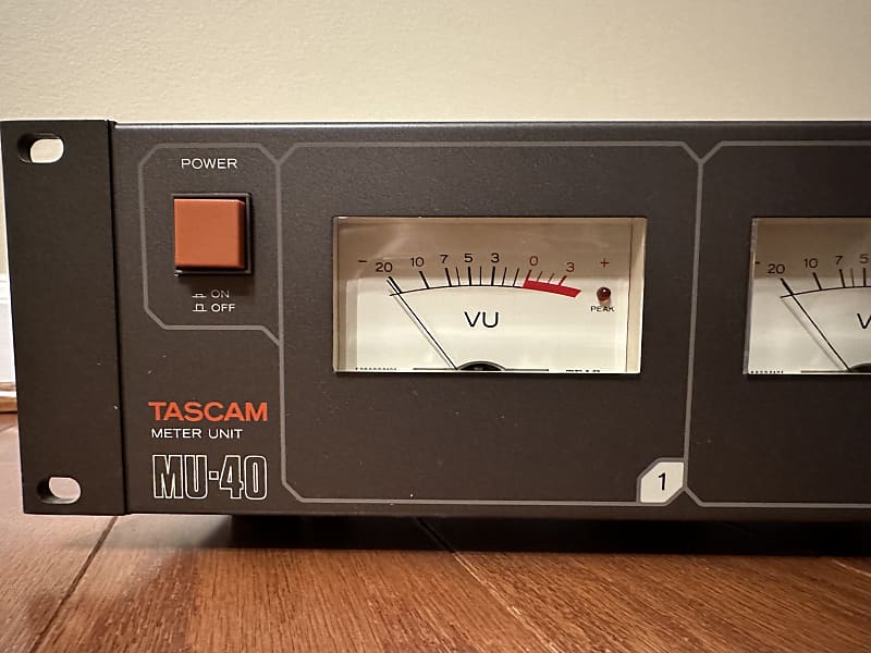 TASCAM MU-40 VU Meter Unit (1983) - Rare, New In Box | Reverb