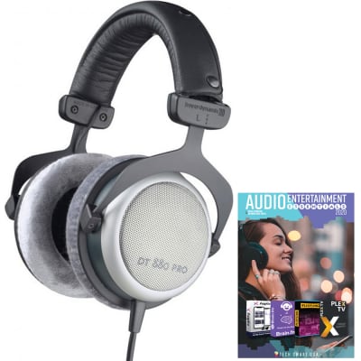 Beyerdynamic DT-990 Pro Acoustically Open Headphones with FOX USB Mic Bundle