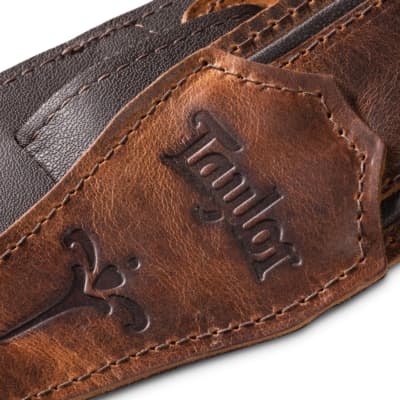 Taylor Fountain Strap, Leather, 2.5, Weathered Brn