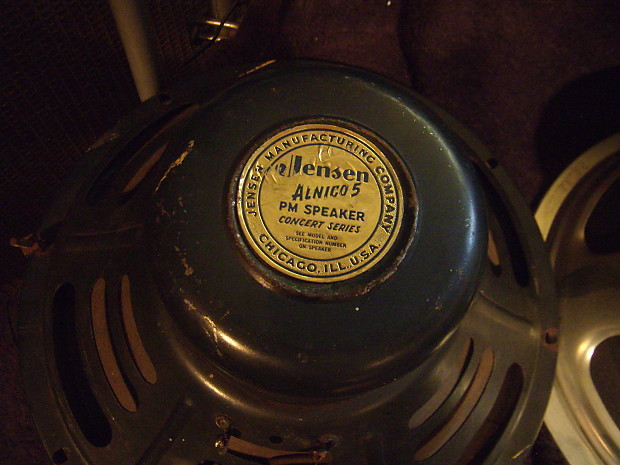 Jensen Alnico P12  Concert Series  1959 Pre-CBS Tweed Amp Speaker image 1