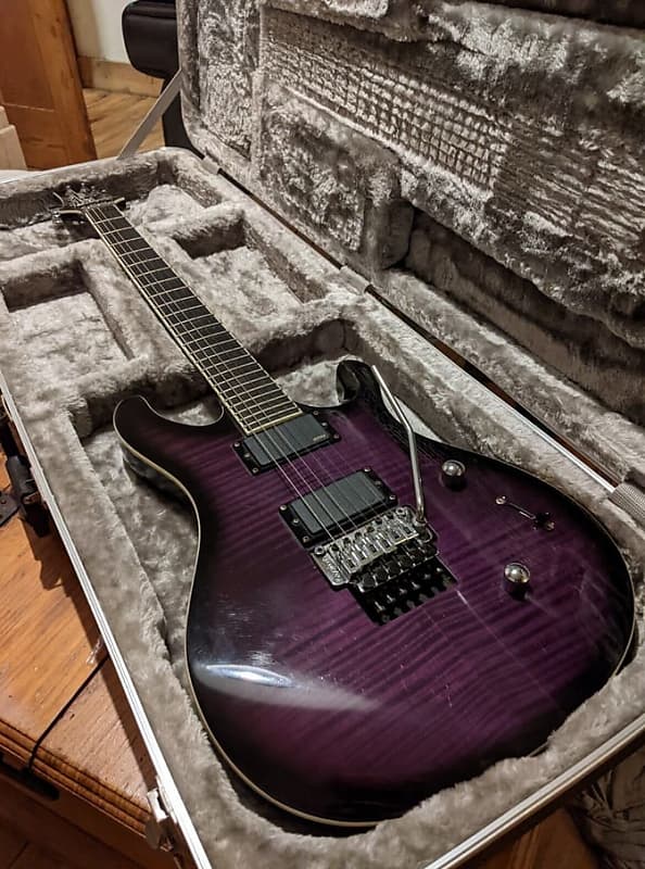 PRS SE Custom 24 with Roasted Maple Fretboard 2019 Purple Burst