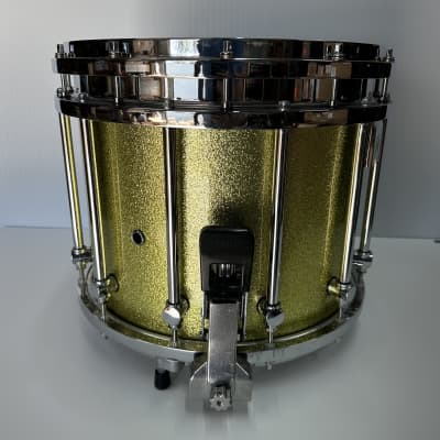 Yamaha Marching Snare Drum MS-9314CH LGS - Lime Green Sparkle image 4