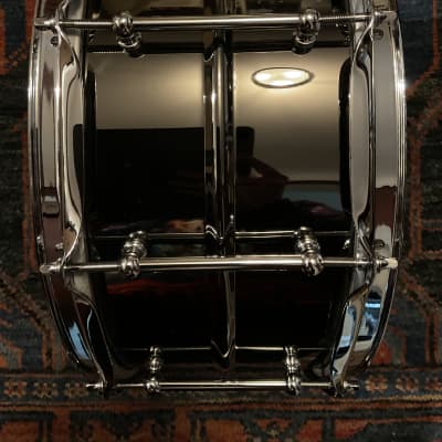 Ludwig Black Magic Snare Drum 6.5 x 14 inch Chrome Hardware image 3