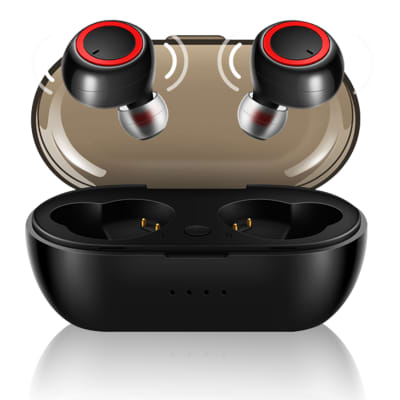 5 Core Wireless Ear Buds • Mini Bluetooth Noise Cancelling Earbud Headphones 32 Hours Playtime IPX8 image 1