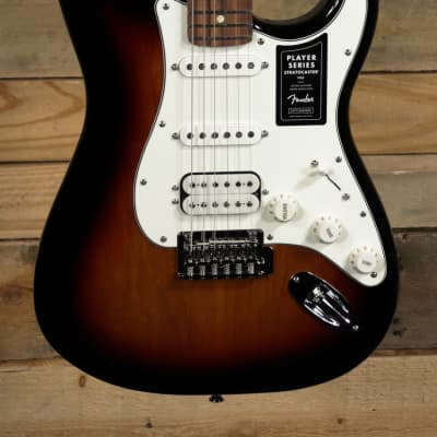 Fender Player Series Stratocaster HSS 3-Color Sunburst w/ Pau Ferro Fretboard image 2