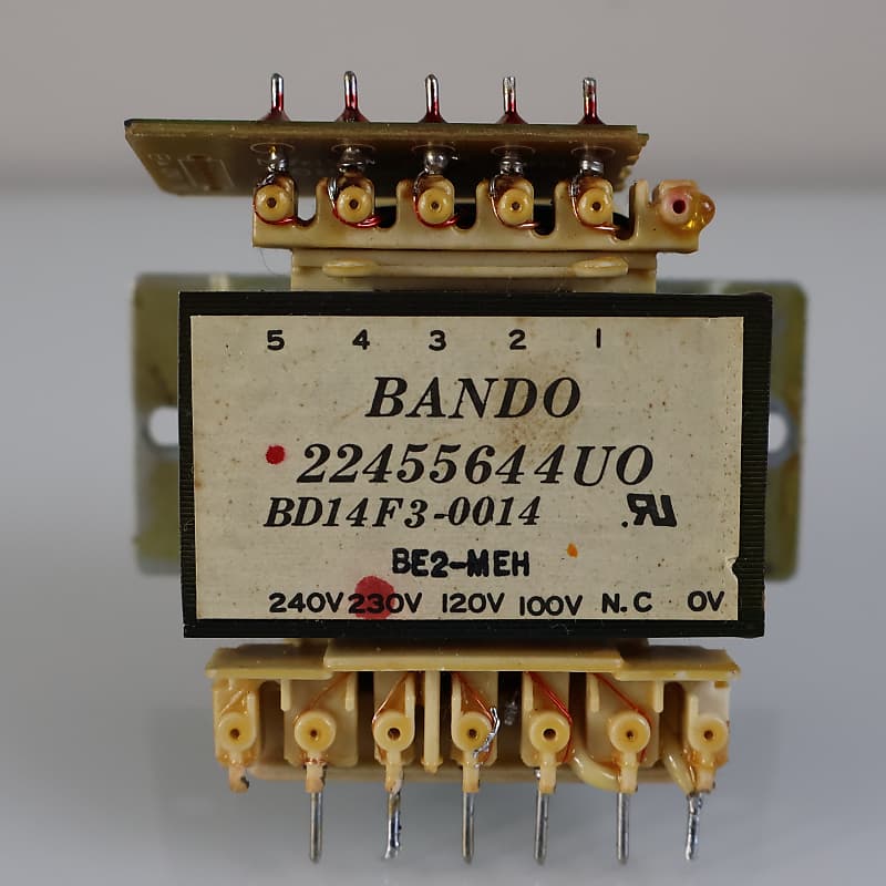 Roland JV-80 Parts - Original Power Transformer Unit (Bando 22455644UO) image 1