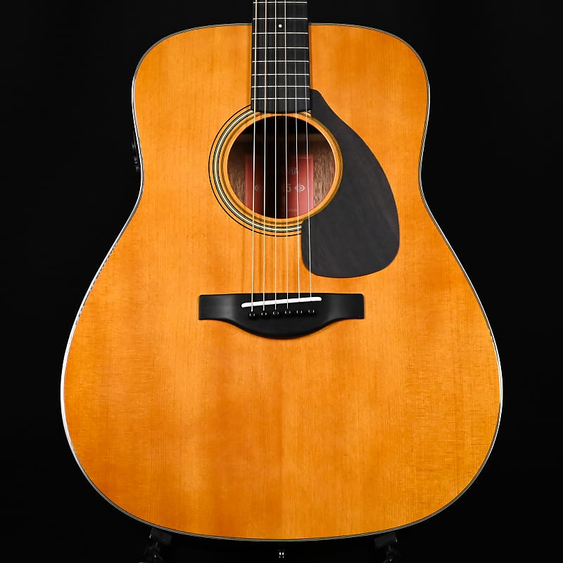 Yamaha FGX5 Red Label Dreadnought Natural | Reverb